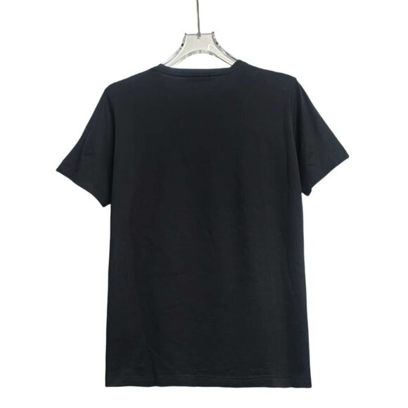 DM0039 Prada Black Short-Sleeve T-Shirt With Chest Pocket - Picture 2 of 8